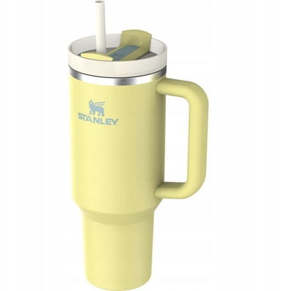 Изображение Stanley Thermos mug with straw The Quencher H2.O FlowState Tumbler 1.18L pomelo yellow-green