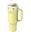 Picture of Stanley Thermos mug with straw The Quencher H2.O FlowState Tumbler 1.18L pomelo yellow-green