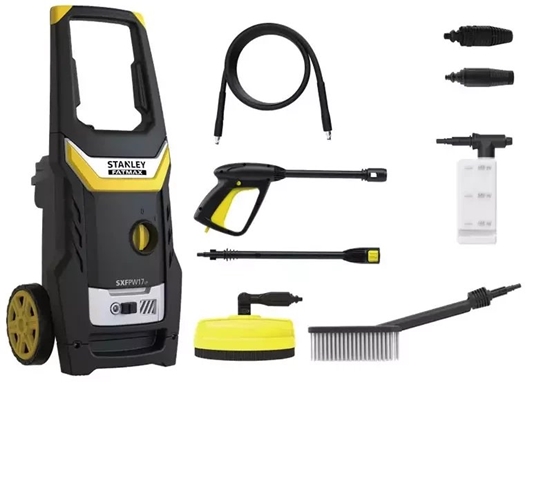 Picture of STANLEY-MYJKA CINIENIOWA 1700W 130bar. ZESTAW PATIO CLEANER