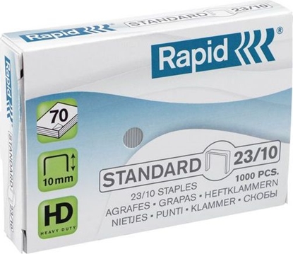 Attēls no Staples RAPID Zszywki 23/10, opakowanie 1000 sztuk