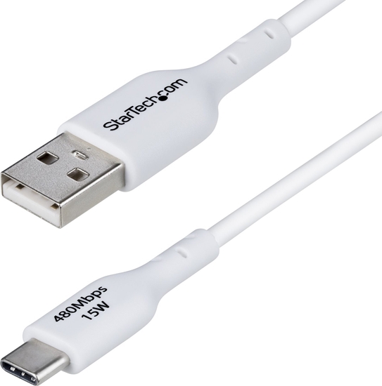 Изображение StarTech USB2AC1MNCWHE kabel USB USB 2.0 1 m USB A USB C Biay