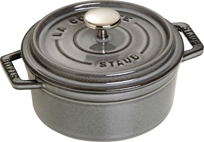 Attēls no Staub Cocotte 12cm round Graphite grey, cast iron