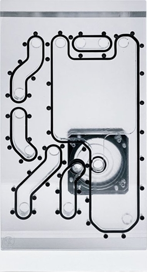 Picture of Stealkey Customs Stealkey Customs Lian Li O11D Mini Front MK2 D5  Distroplate - Acryl - weiß