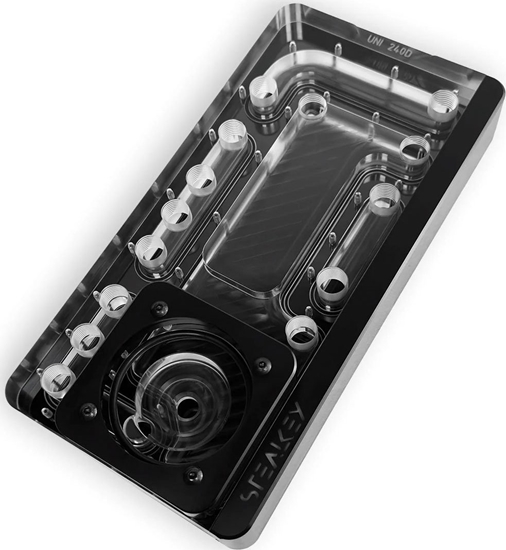 Picture of Stealkey Customs Stealkey Customs SK-UNI 240D Distroplate D-RGB - Black Edition