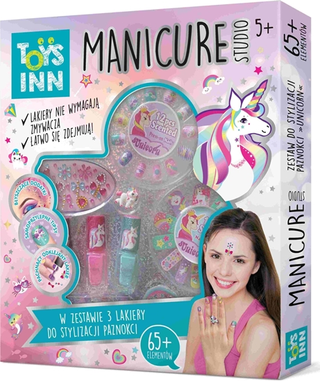 Picture of Stnux Zestaw Manicure Studio 3 lakiery Jednoroec