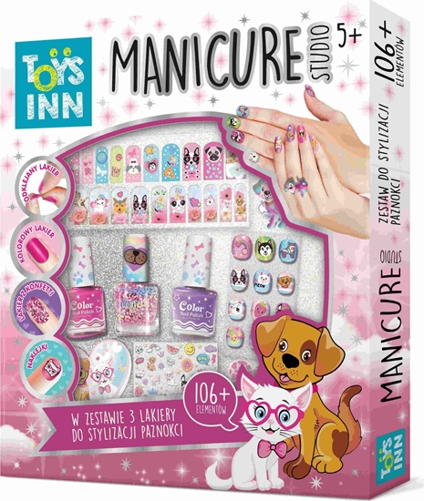 Picture of Stnux Zestaw Manicure Studio 3 lakiery Zwierzta