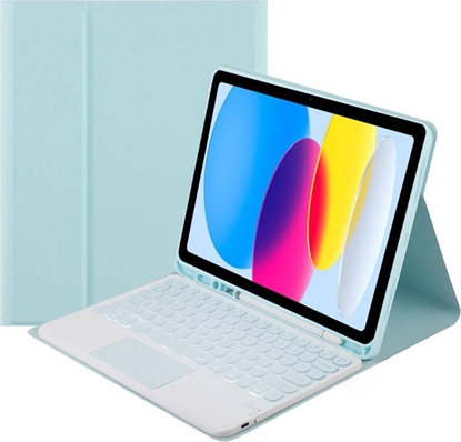 Изображение Strado Etui z klawiatur touchpad do Apple iPad 10.9 22 TPIP22 Niebieskie
