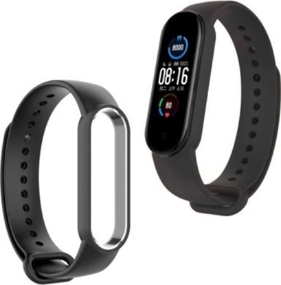 Picture of Strado WYP Pasek silikonowy do Xiaomi Mi Band 7 - Czarny