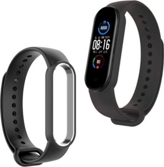 Picture of Strado WYP Pasek silikonowy do Xiaomi Mi Band 7 - Czarny