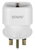 Picture of Strāvas adapteris SAVIO Travel adapter EU socket – UK plug