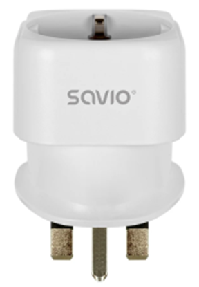 Picture of Strāvas adapteris SAVIO Travel adapter EU socket – UK plug