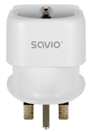 Picture of Strāvas adapteris SAVIO Travel adapter EU socket – UK plug