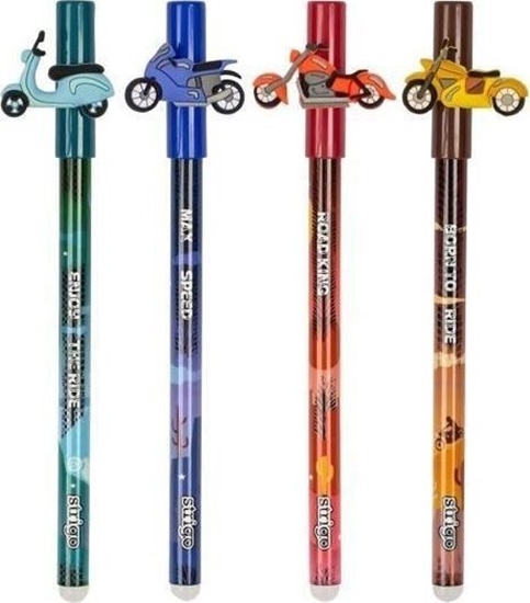 Picture of Strigo Dugopis wymazywalny ze skuwk Motocykl (36szt)