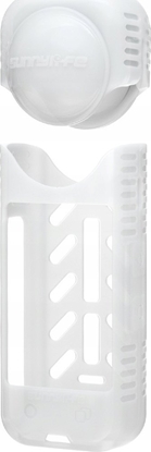 Attēls no SunnyLife Dekielek Na Obiektyw + Obudowa Silikonowa Osona Ochrona Do Insta360 X4 / X 4 / X4-bht818-tr Biay