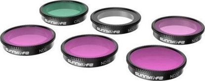 Attēls no Sunnylife Set of 6 filters MCUV+CPL+ND4+ND8+ND16+ND32 Sunnylife for Insta360 GO 3/2