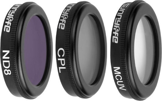 Изображение SunnyLife Zestaw Filtrów - Filtr Nd4 / Nd8 / Nd16 Do Dji Mavic 2 Zoom