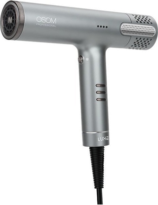 Изображение Suszarka Osom Professional Plauk diovintuvas LUXE OSOMPF08GB, 1500 W, mlsvai pilkos spalvos