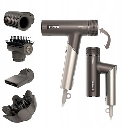 Picture of Shark SpeedStyle Pro FLEX 4-in-1 matu fēns, 1700 W, sudraba