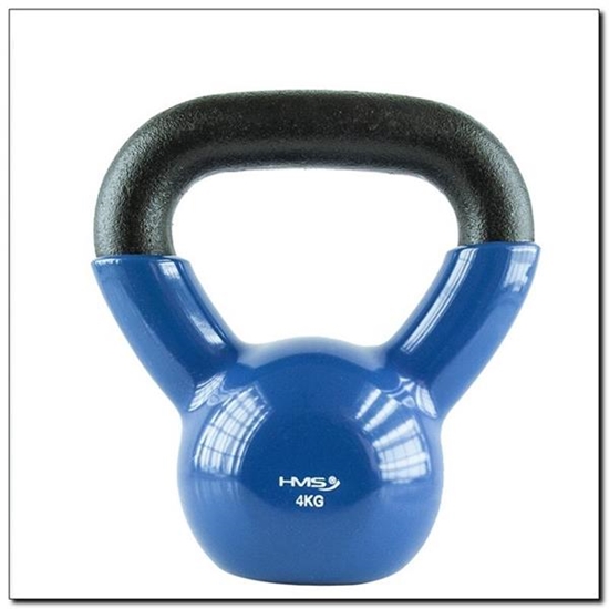 Picture of Svara bumba KNV 4 KG CAST IRON KETTLEBELL HMS (blue)
