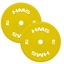 Attēls no Svara diski  TPP01 YELLOW PE OLYMPIC PLATE 2 x 1.5 KG HMS