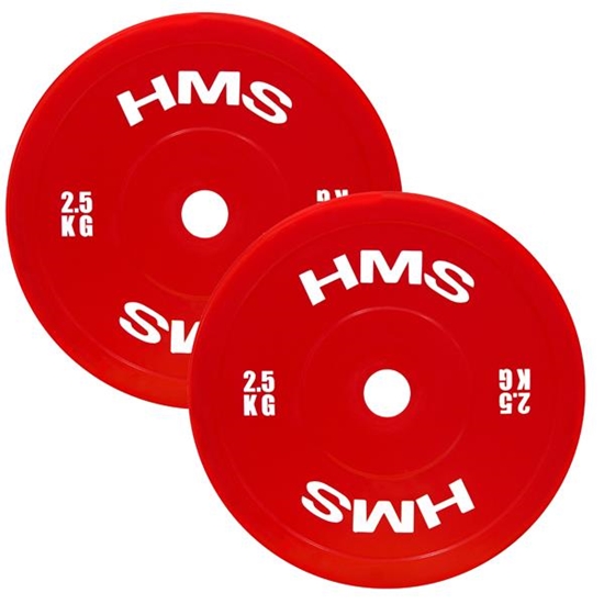 Picture of Svara diski TPP02 RED PE OLYMPIC PLATE 2 x 2.5 KG HMS