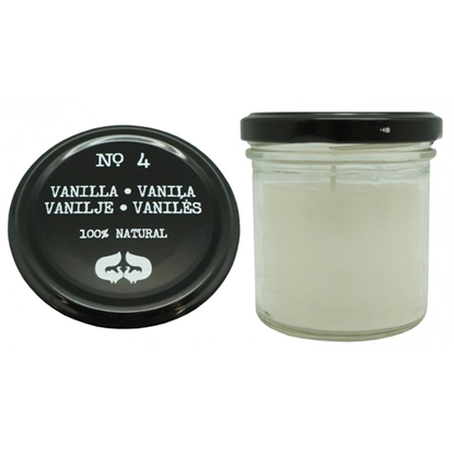 Picture of Svece arom.stikla trauc. Palmu vaska Vaniļas 6x7cm