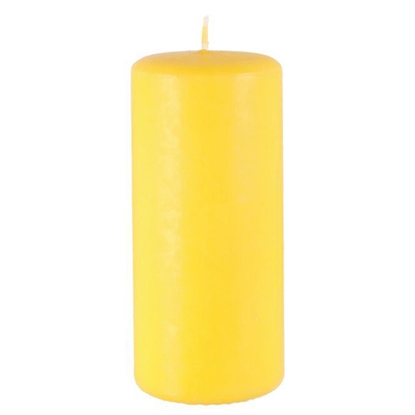 Изображение Svece stabs Pillar 5.8x13cm dzeltena 33h