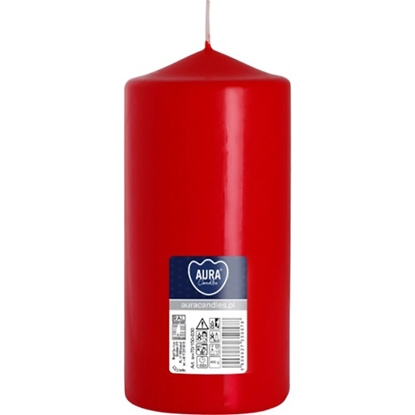 Picture of Svece stabs Polar Aura sarkana 7x15cm 66h