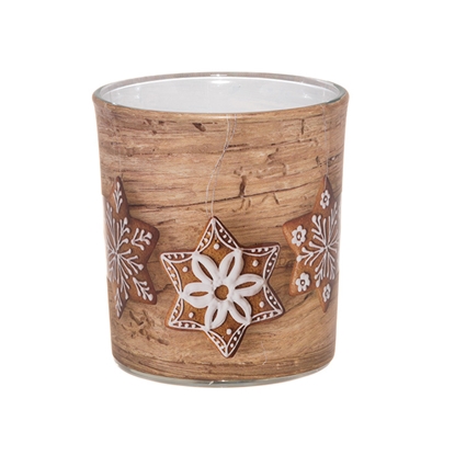 Picture of Svece stikla trauc. Polar aromātiskā Gingerbread