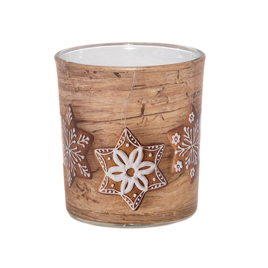 Picture of Svece stikla trauc. Polar aromātiskā Gingerbread