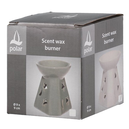 Picture of Svečturis vaskam Polar keramisks, balts, pelēks