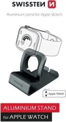 Attēls no Swissten Aluminum Stand for Apple Watch