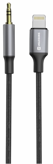 Picture of Swissten Audio Adapter Textile Lightning - 3.5mm Jack Cable 1.5m