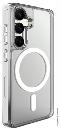 Attēls no Swissten Clear Jelly MagStick Back Cace for Samsung Galaxy S24 FE 5G