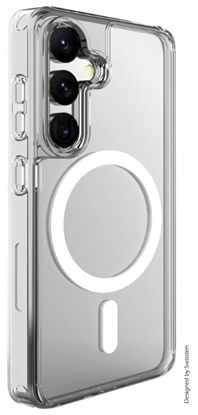 Attēls no Swissten Clear Jelly MagStick Back Cace for Samsung Galaxy S25 Plus 5G