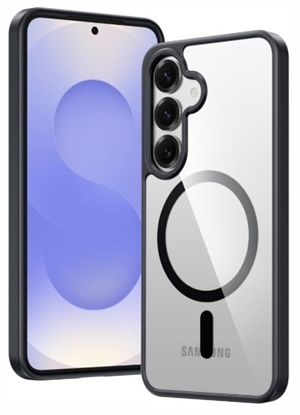 Attēls no Swissten Clear Jelly Magstick Metallic Case for Samsung Galaxy S24 FE 5G