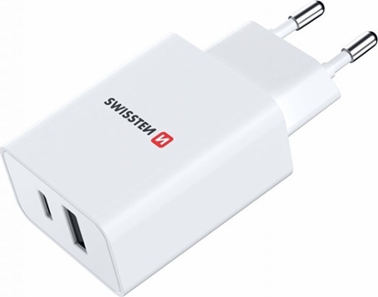 Picture of Swissten GaN Travel Charger PD 30W USB-C / USB
