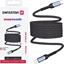 Picture of Swissten Magnetic Self-Winding USB-C / Lightning Data Cable 1m