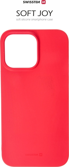 Picture of Swissten Soft Joy Silicone Case for Apple iPhone 14 Pro Max Red