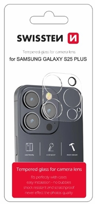 Attēls no Swissten Tempered Glass For Camera Lens for Samsung Galaxy S25 Plus 5G