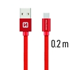 Picture of Swissten Textile Universal Quick Charge 3.1 USB-C Data and Charging Cable 20 cm