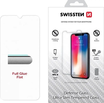 Изображение Swissten Ultra Slim Tempered Glass Premium 9H Screen Protector Apple iPhone 13 / 13 Pro
