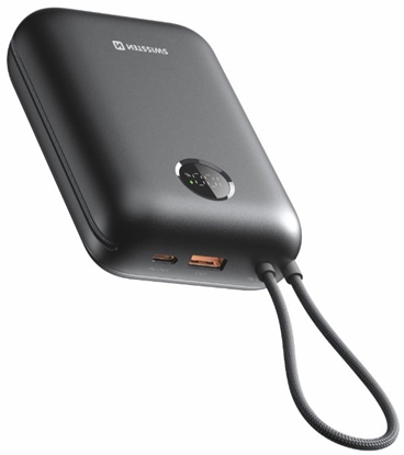 Изображение Swissten Voltbox 35W Power Bank 20000 mAh with Built-In Cables USB-C and Lightning