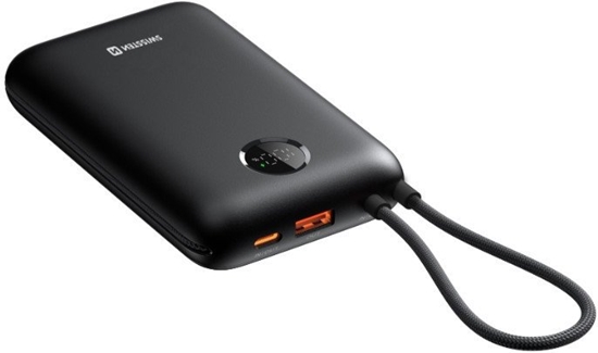 Picture of Swissten Voltbox 35W Power Bank 30000 mAh with Built-In Cables USB-C and Lightning