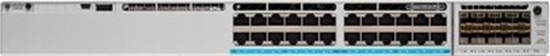 Picture of Switch Cisco Cisco Catalyst 9300L - Network Advantage - Switch - L3 - managed - 24 x 10/100/1000 + 4 x Gigabit SFP (Uplink) - an Rack montierbar