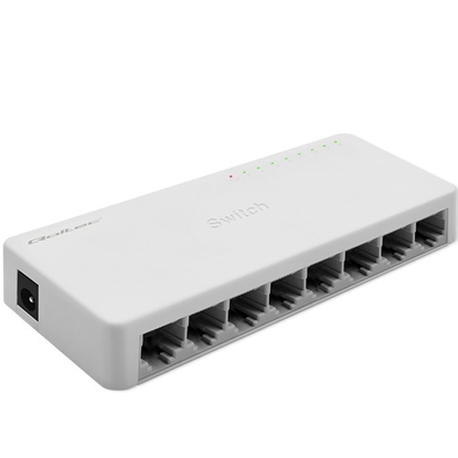 Picture of SWITCH przełącznik sieciowy 8 x port RJ45 | 1000Mbps | Fast      Ethernet | LAN 