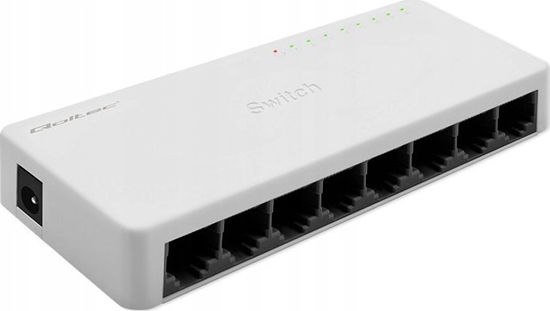 Picture of SWITCH przełącznik sieciowy 8 x port RJ45 | 100Mbps | Fast       Ethernet | LAN 