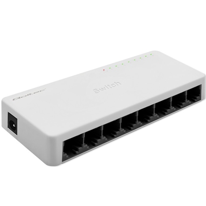 Изображение SWITCH przełącznik sieciowy 8 x port RJ45 | 100Mbps | Fast       Ethernet | LAN 