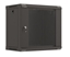 Изображение Szafa instalacyjna rack wisząca 19" 540x350 czarna drzwi przeszklone ( flat pack) 