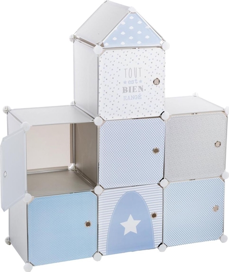 Picture of Szafka Castle do pokoju dziecka szara